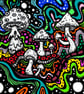 Psychedelic Mushrooms 'Shroomland' - Limited Framed Print - Image 2