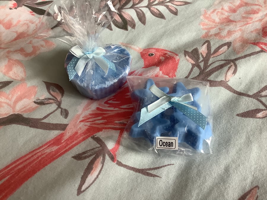 Handmade Ocean Scented Candle and Wax Melt Set