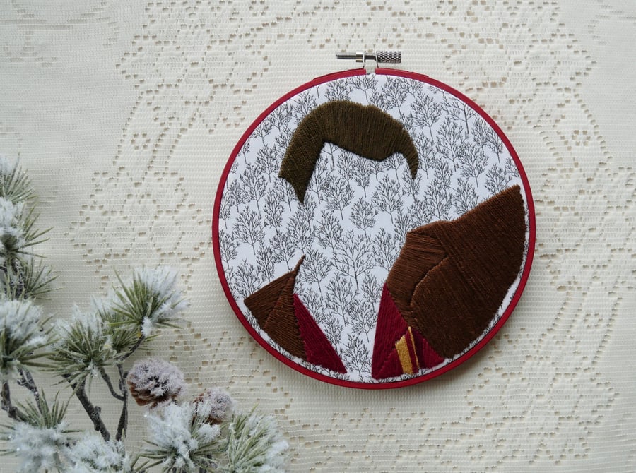 Ray Monroe - Twin Peaks Themed Embroidery Hoop