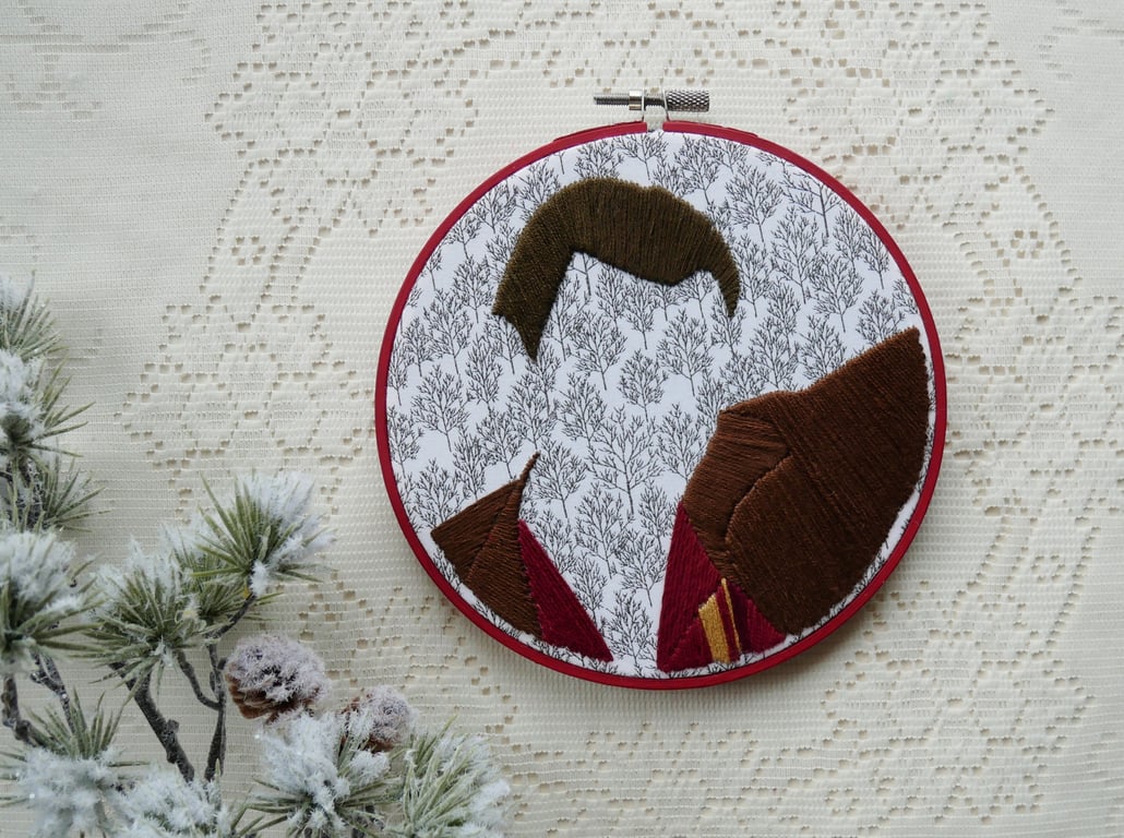 Ray Monroe - Twin Peaks Themed Embroidery Hoop