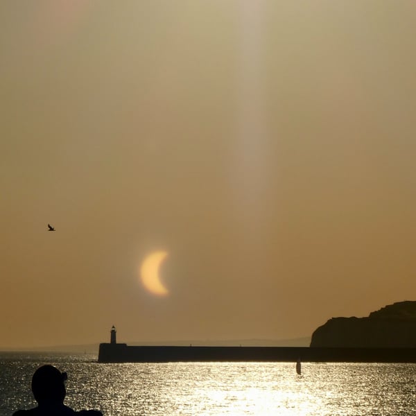 Solar Eclipse A4 Photograph