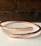 Adjustable Copper Bangle - Copper Wrap Bangle - Raw Copper Arthritis Jewellery - - Image 2