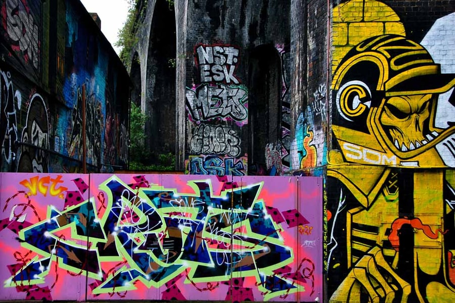 Street Art Graffiti Digbeth Birmingham UK Photograph Print