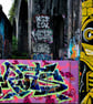 Street Art Graffiti Digbeth Birmingham UK Photograph Print - Image 1