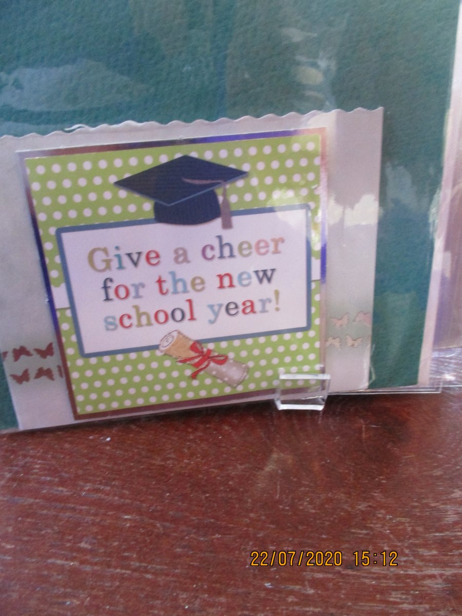 Give a Cheer for the New School Year Card