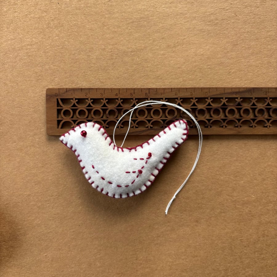 Felt Bird Decoration