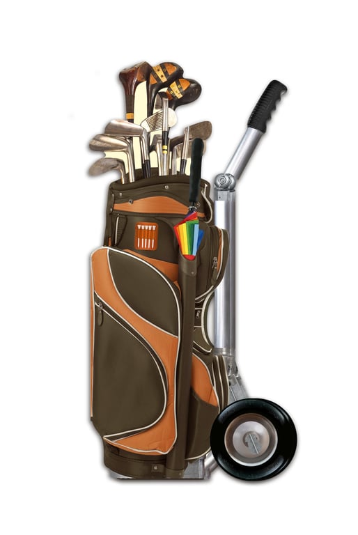 Golf 3D sports greeting card