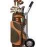 Golf 3D sports greeting card