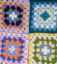 An Itsy Bitsy Stargazing Granny Square Crochet Lap Afghan Blanket - Image 2