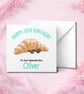 Personalised  Birthday Card, Cute Design, Custom Name, Son Daughter Kids Card