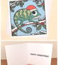 Christmas Cards Bulk Pack of 5 or 10, mix and match cute animal designs - Image 2