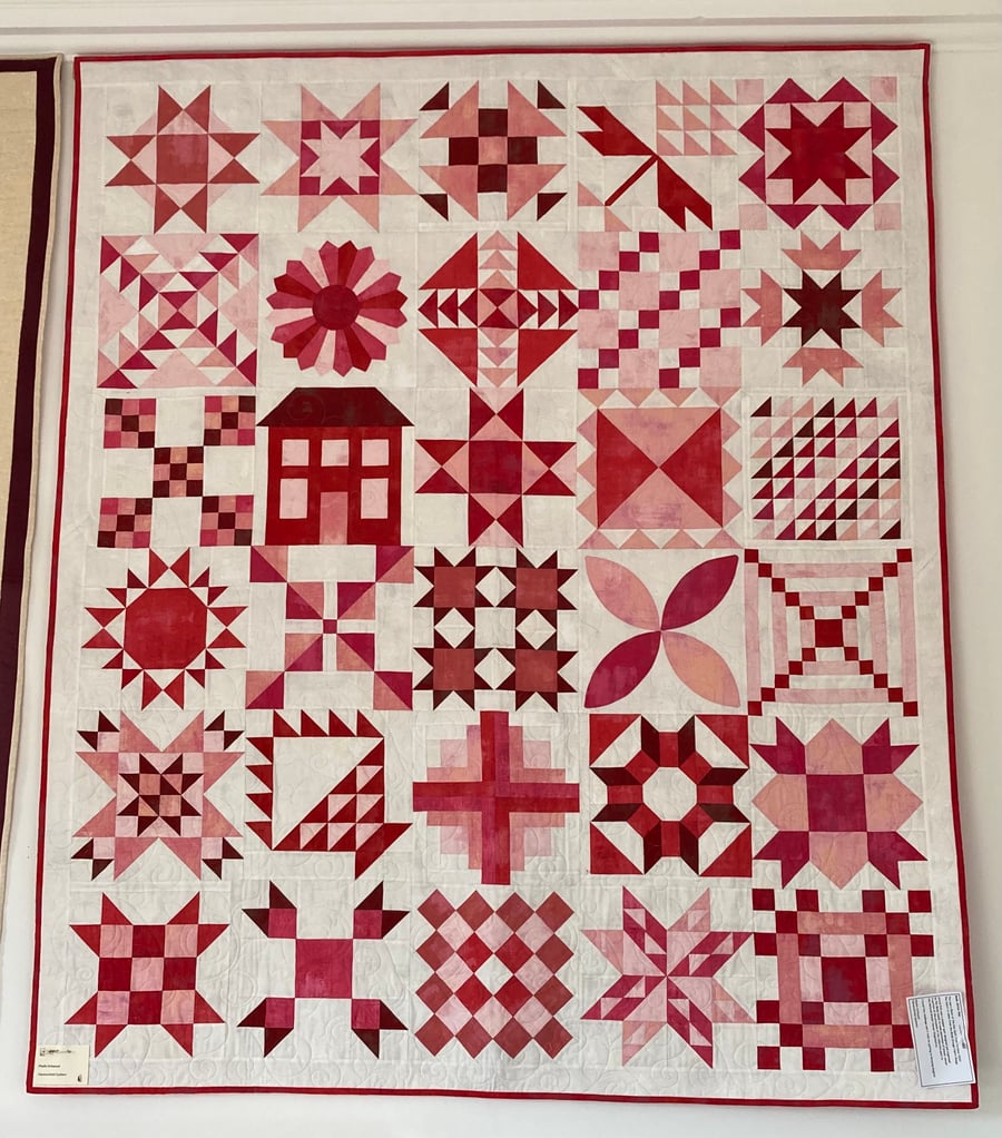 Stitch It Pink Patchwork Bed Quilt