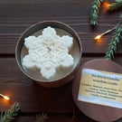 Handmade Snowflake Winter Candle