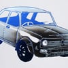 Mini Clubman 1275GT - Greetings Card