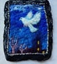 Lovely Little Dove in a landscape felted painting  - Image 4