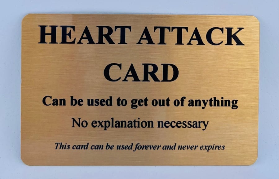Heart attack Card