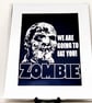 Zombie Flesh Eaters Papercut - hand cut paper art - Image 1