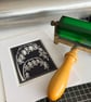 Linocut Print - "Bluebell" - Image 8
