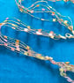 Crocheted necklace, lightweight in pastel shades of pink and yellow - Image 7