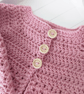Daisy Crochet Baby Cardigan – Handmade New Baby Gift - Image 7
