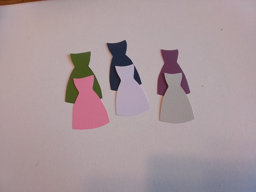 Wedding dresses. Wedding stationery toppers. 