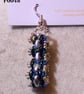 Brickwork-pattern bead earrings (customisable) - Image 1