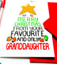 Christmas Card From Your Favourite Granddaughter Christmas Card Grandparents - Image 6
