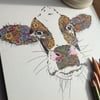 Marigold the Cow 12 X 15'' print 