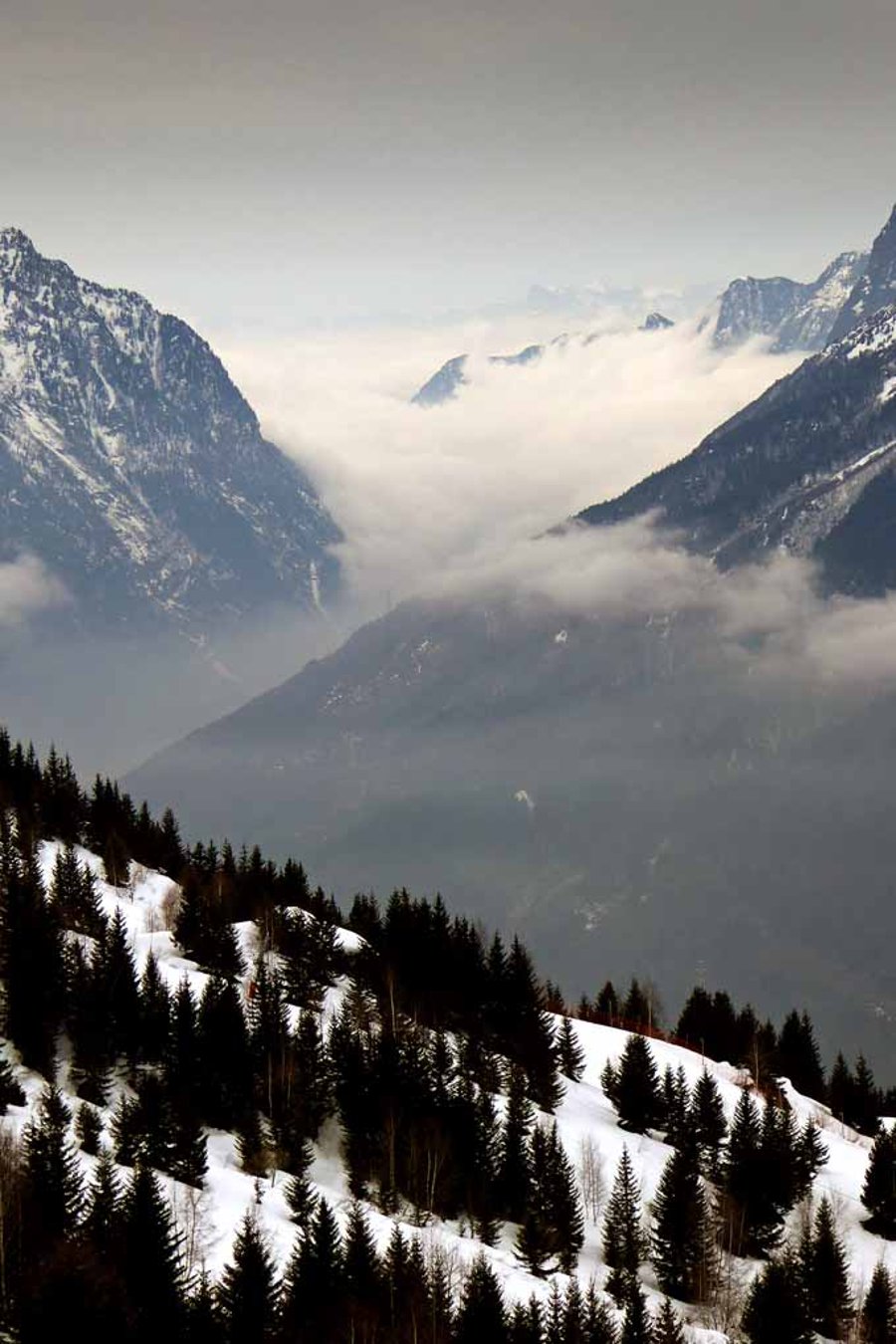 Alpe dHeuz Ski Resort French Alps France Photograph Print