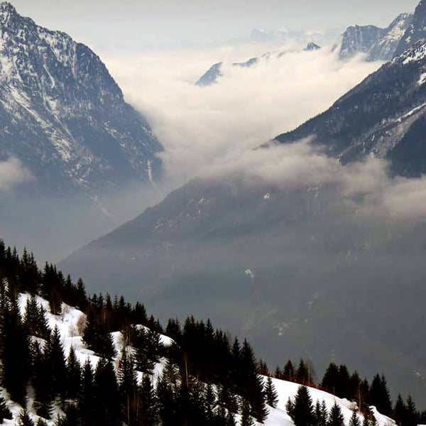 Alpe dHeuz Ski Resort French Alps France Photograph Print