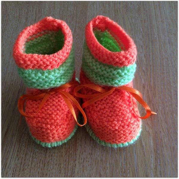 Halloween Baby Booties - 0 - 6 months