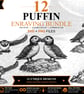 12 Vintage Puffin Engraving SVGs Bird Clipart Bundle (Digital Download)