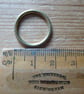 10 x 18mm Hollow Brass Rings for Traditional Dorset Button Making - Image 2
