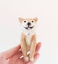 Custom Woolly Dog - Needle Felt Felted Pet Animal Handmade Portrait Sculpture