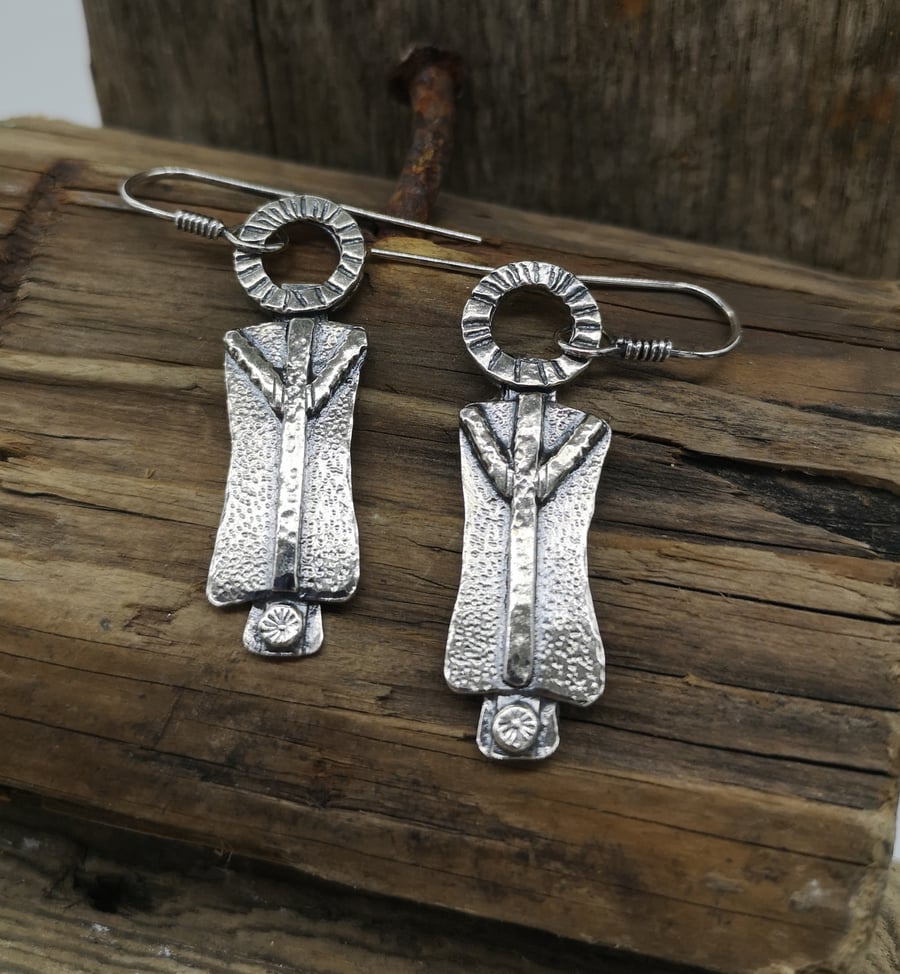 Viking Runic Earrings 