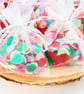 Biodegradable Confetti Circles, White Organza Bag, Wedding Toss Eco Friendly - Image 3