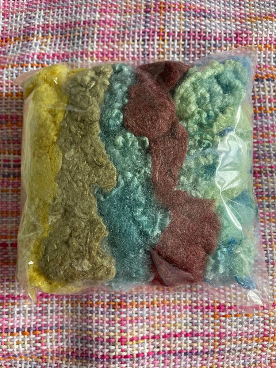 Hand Dyed Texture Pack for Felters & Spinners