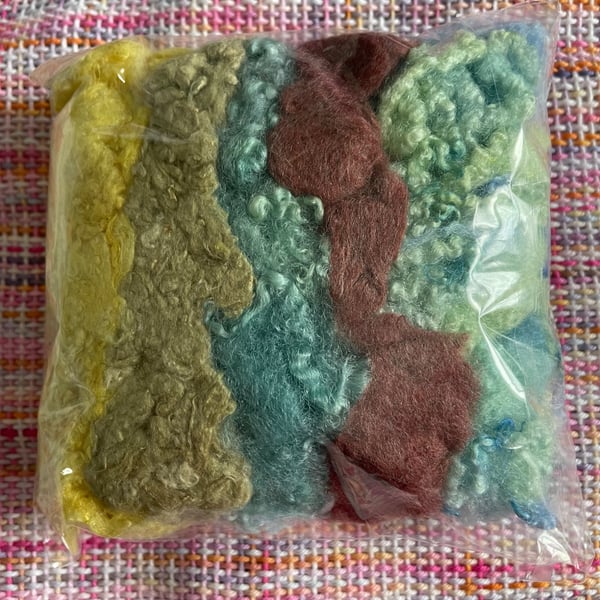 Hand Dyed Texture Pack for Felters & Spinners