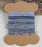 Small Dark Cochineal and Indigo Natural Dye Purple Textured Thread Pack - Image 1
