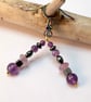Amethyst And Hematite Earrings - Handmade In Devon - Image 1