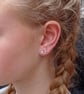 Recycled Sterling Silver Camera Studs Earrings – Gift For A Photographer  - Image 5