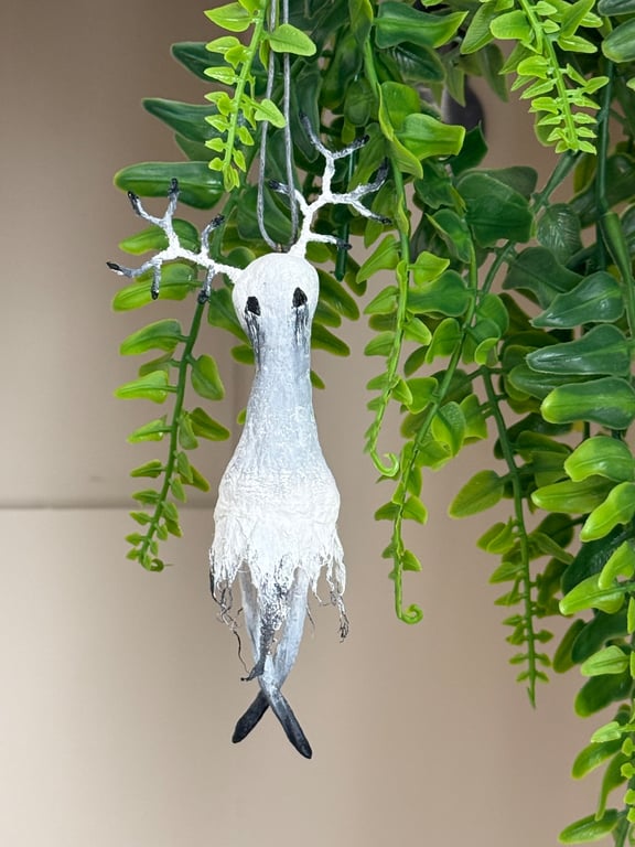 Spun Cotton Winter Wood Spirit