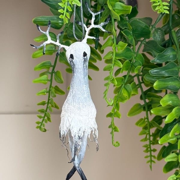 Spun Cotton Winter Wood Spirit