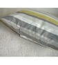 Yellow and Grey Striped Cushion Cover 16" - Image 2