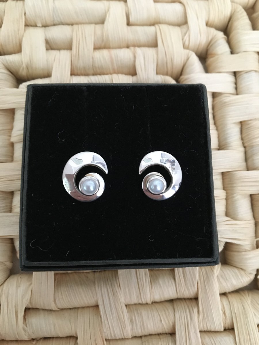 Swirly Ear Studs