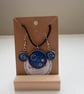 Handmade Resin Moon Star Necklace Earrings Set, Celestial Night Sky Jewellery