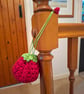 Strawberry shopper, mesh bag in two sizes - Image 5