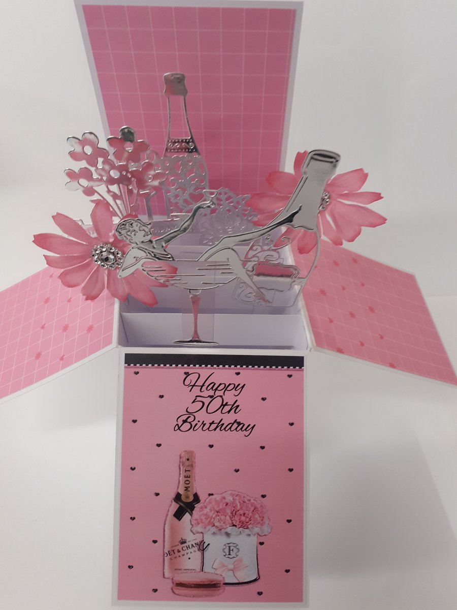 Ladies 50th Birthday Card