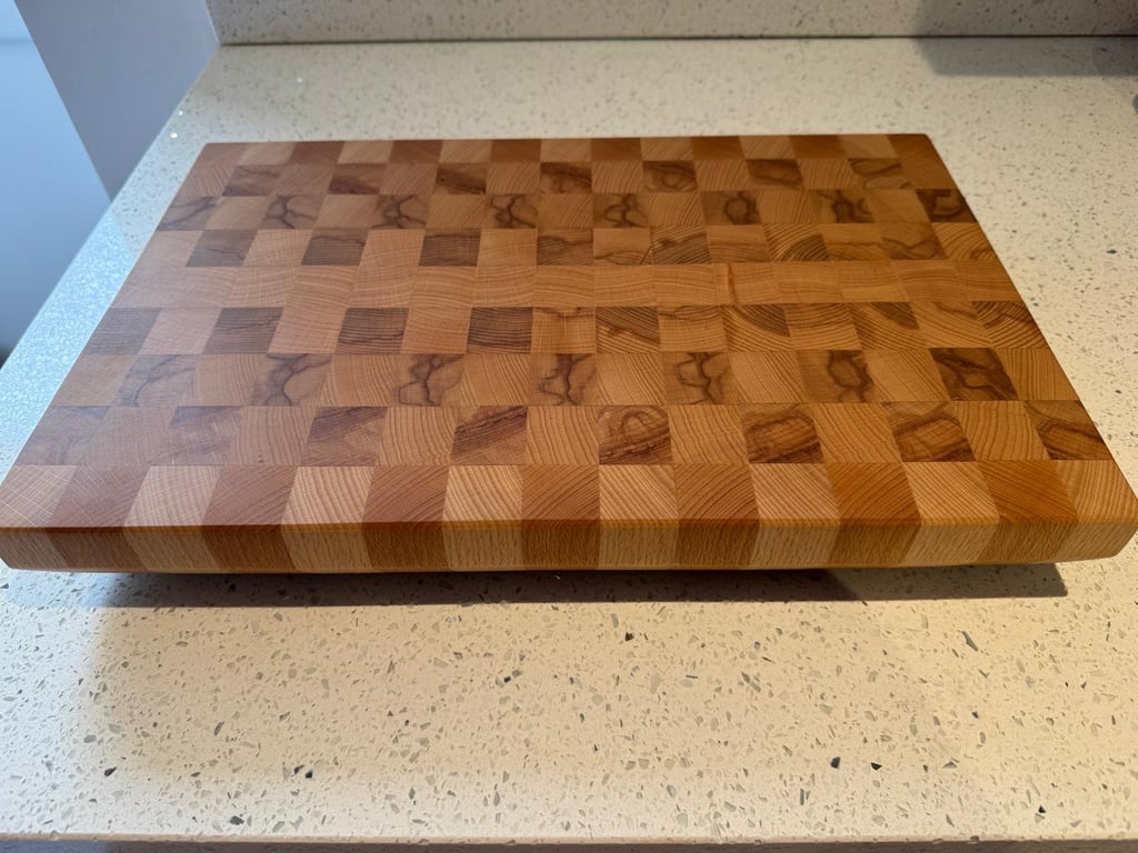 Beech End Grain Cutting Board