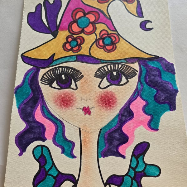 Fairy Witch Drawing 
